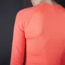 Zone3 Seamless Langarm-baselayer, Hi-vis coral