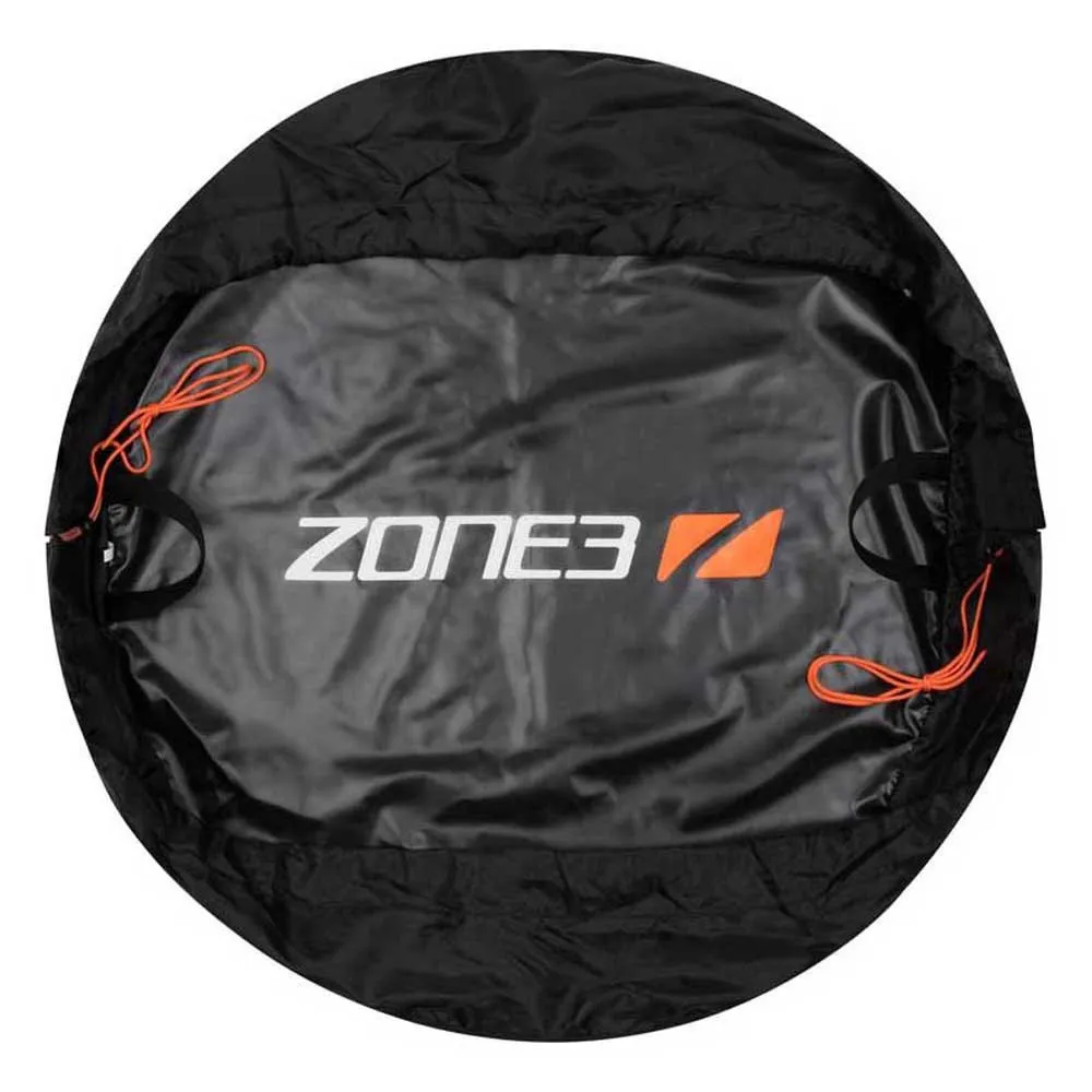 Zone3 Surf-poncho, Black, One Size Zone3 Surf-poncho, Black, One Size