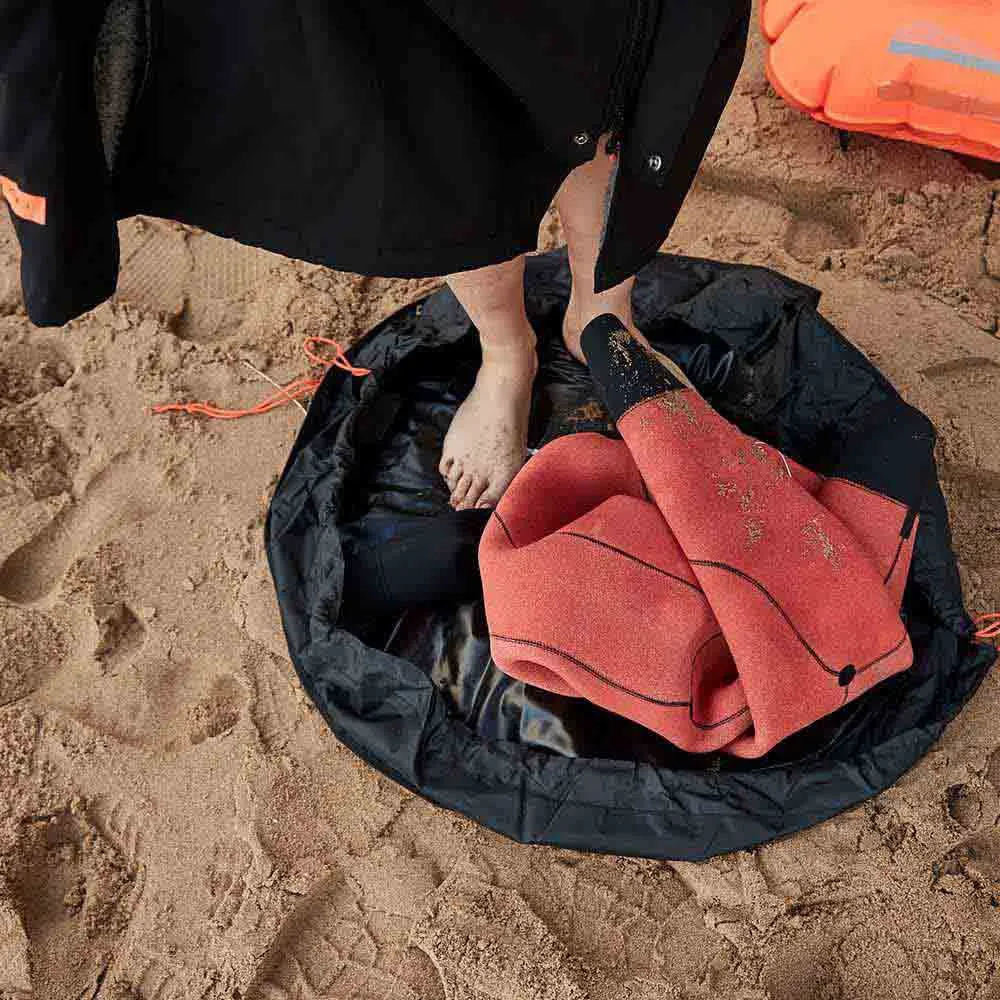 Zone3 Surf-poncho, Black, One Size Zone3 Surf-poncho, Black, One Size