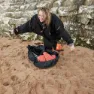 Zone3 Wetsuit Surf-poncho, Black / orange, One Size