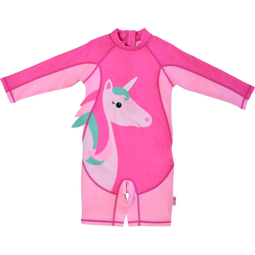 Zoocchini Einhorn Baby Langarm-badeanzug Upf 50 Zoocchini Einhorn Baby Langarm-badeanzug Upf 50