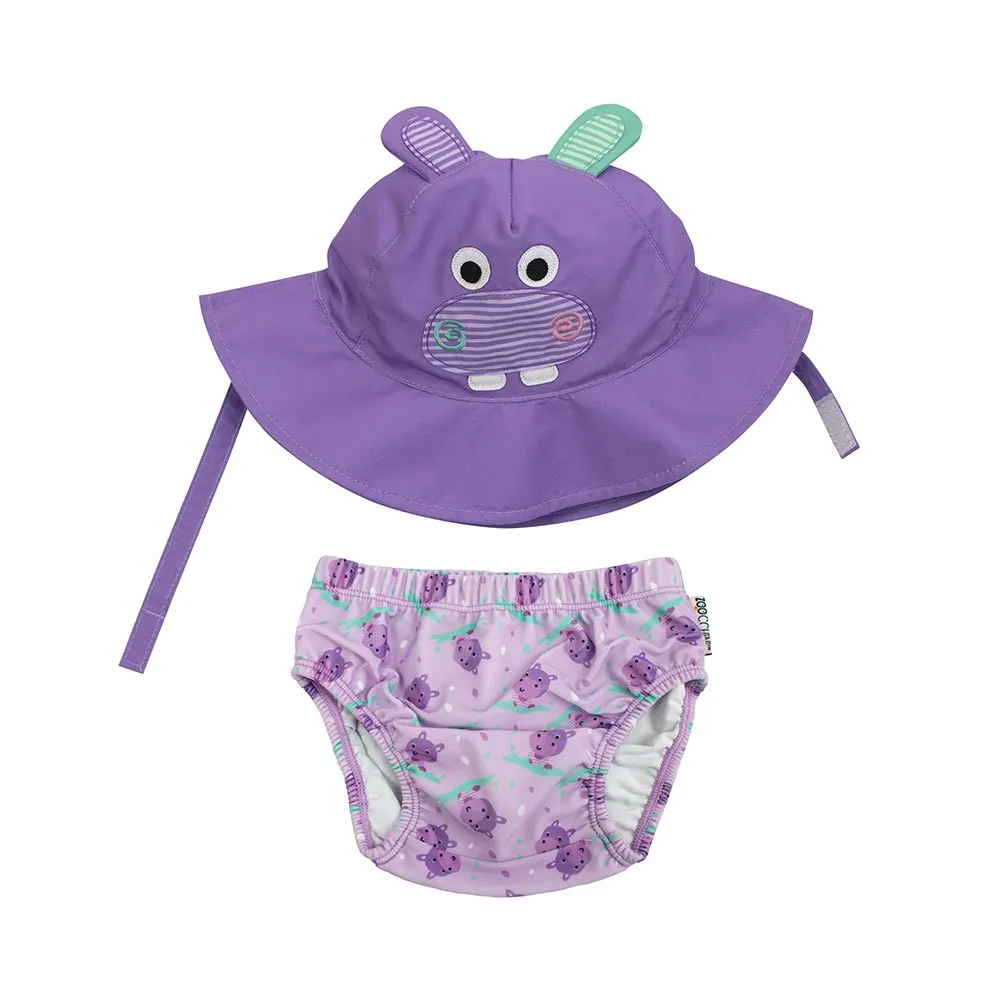 Zoocchini Flusspferd Badewindel Upf 50 Zoocchini Flusspferd Badewindel Upf 50