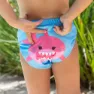 Zoocchini Haifisch-badeanzugwindel Upf 50 Einheiten, Pink, 6-12MON