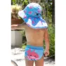 Zoocchini Haifisch-badeanzugwindel Upf 50 Einheiten, Pink, 6-12MON