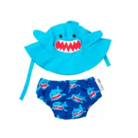 Zoocchini Haifisch-schwimmwindel Mit Upf 50