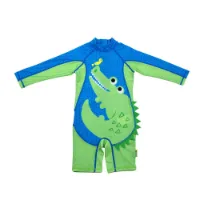 Zoocchini Krokodil Baby Langarm Badeanzug Upf 50 Zoocchini Krokodil Baby Langarm Badeanzug Upf 50