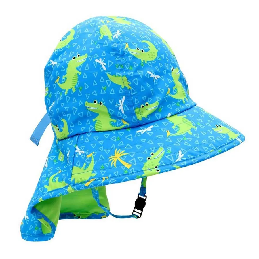 Zoocchini Krokodil Upf 50 Hut, Multicolor, 6-24MON Zoocchini Krokodil Upf 50 Hut, Multicolor, 6-24MON