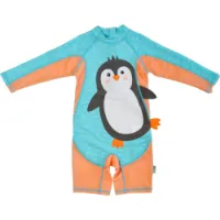 Zoocchini Pinguin Baby Langarm-badeanzug Upf 50 Zoocchini Pinguin Baby Langarm-badeanzug Upf 50