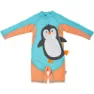 Zoocchini Pinguin Baby Langarm-badeanzug Upf 50