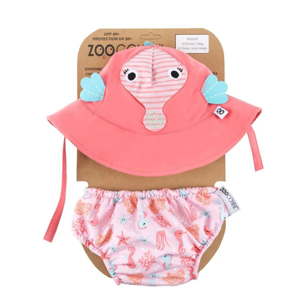 Zoocchini Seepferdchen Badeanzug Windel Upf 50 Zoocchini Seepferdchen Badeanzug Windel Upf 50