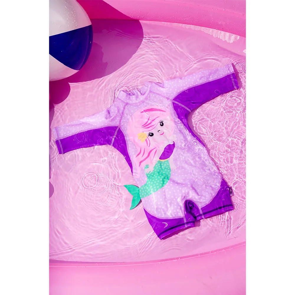Zoocchini Siren Baby Langarm-badeanzug Upf 50 Zoocchini Siren Baby Langarm-badeanzug Upf 50