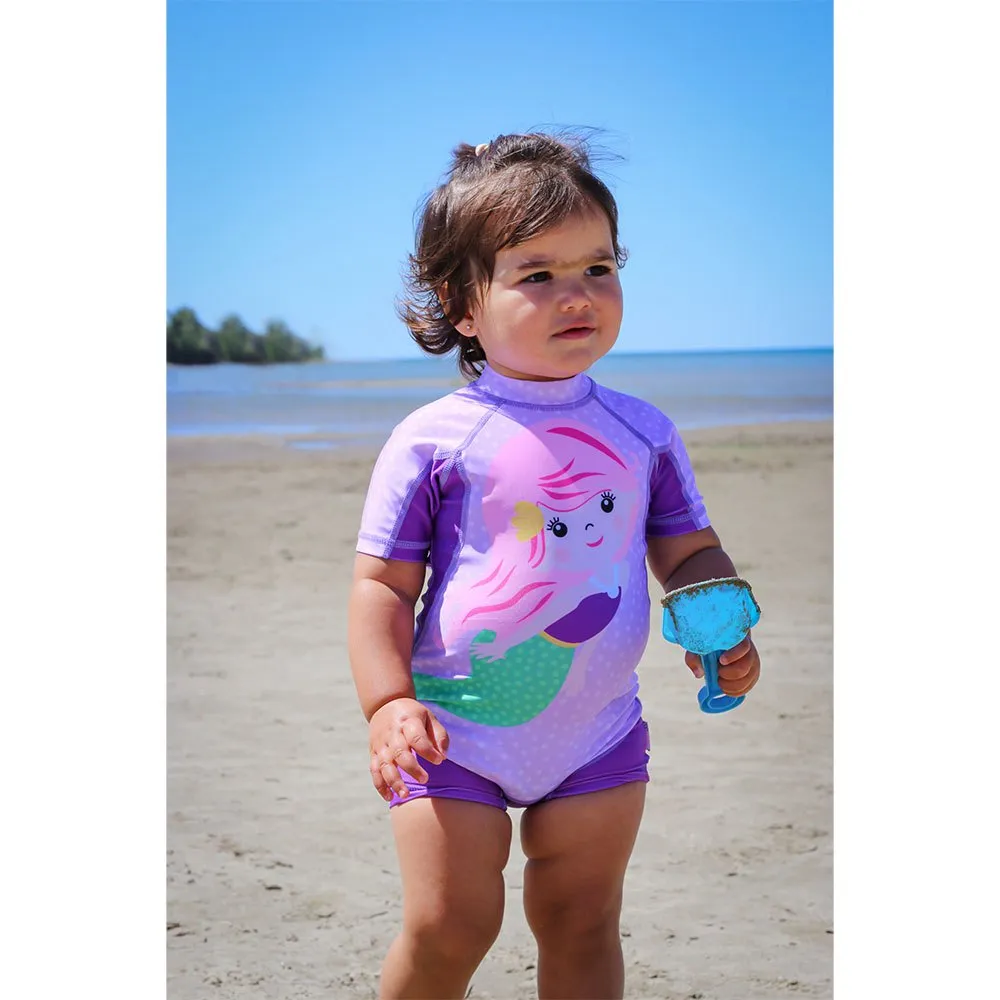 Zoocchini Siren Baby Langarm-badeanzug Upf 50 Zoocchini Siren Baby Langarm-badeanzug Upf 50