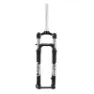 Zoom MTB-Gabel mit einstellbarer Feder - blockierbar mit Hebel am Lenker deb. 100mm für Steckachse boost 15-110 glatter konischer Drehzapfen 1''1-8-1"1-2 außen kompatibel disc