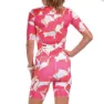 Zoot Aero Full Zip Blooms Kurzarm-trisuit female