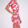 Zoot Aero Full Zip Blooms Kurzarm-trisuit female