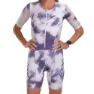 Zoot Aero Full Zip Moonlight Kurzarm-trisuit female, White / purple