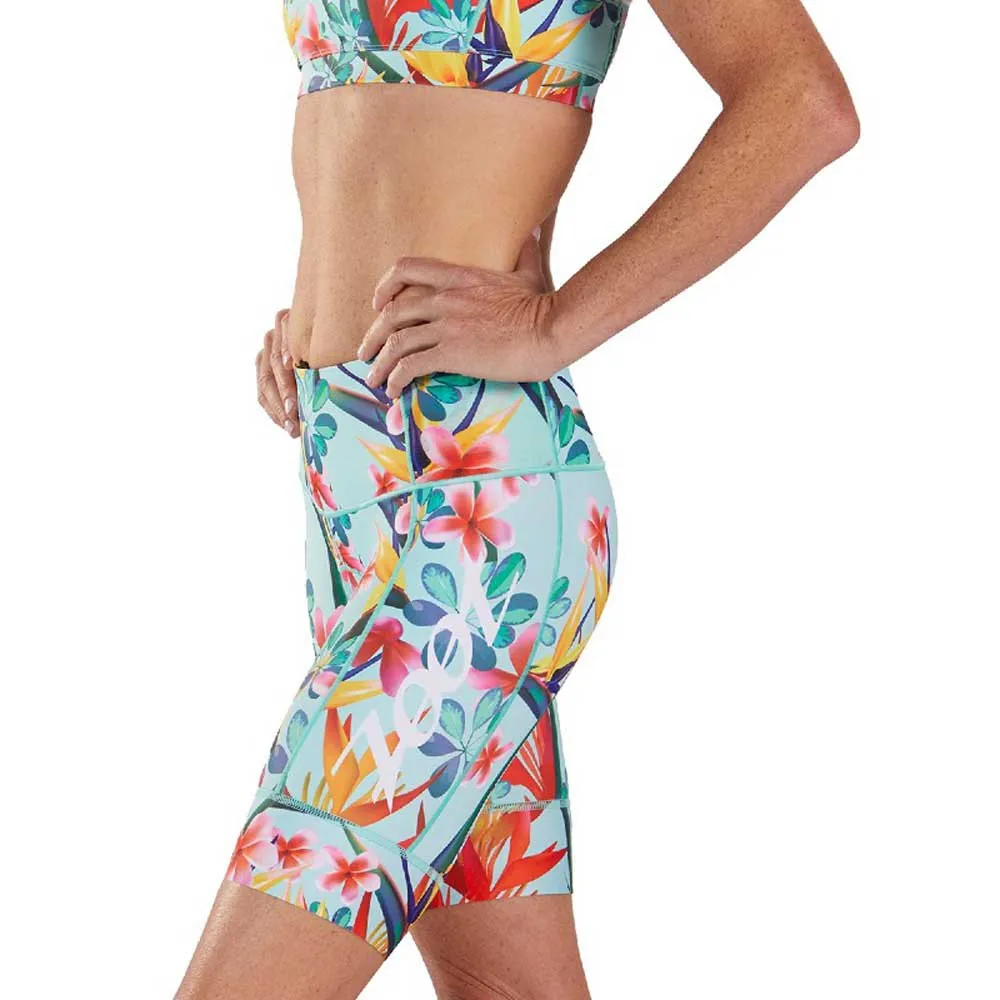 Zoot Ltd 8´´ 83 19 Radhose, Light green / flowes Zoot Ltd 8´´ 83 19 Radhose, Light green / flowes