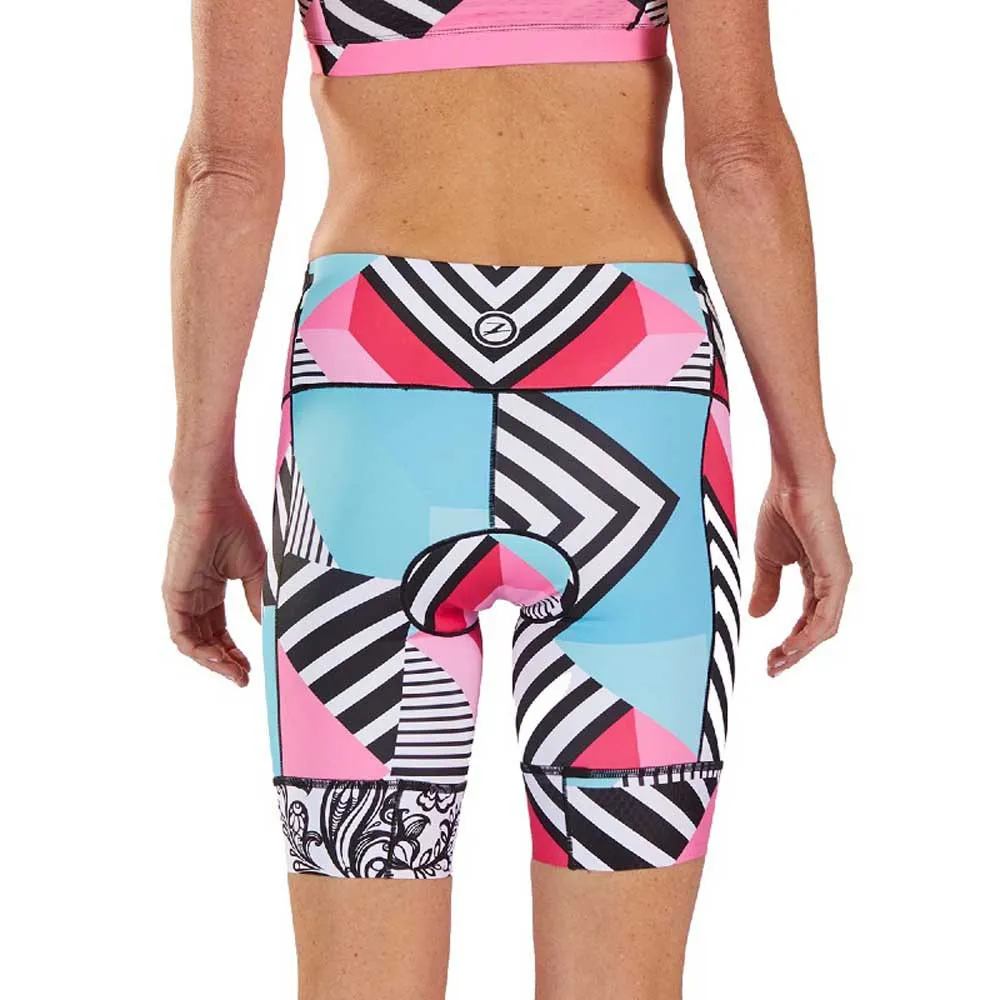 Zoot Ltd 8´´ Cali 19 Radhose, Blue / pink / black / white Zoot Ltd 8´´ Cali 19 Radhose, Blue / pink / black / white