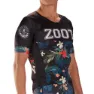 Zoot Ltd Aero 83 19 Kurzarm-radtrikot, Black / flowers