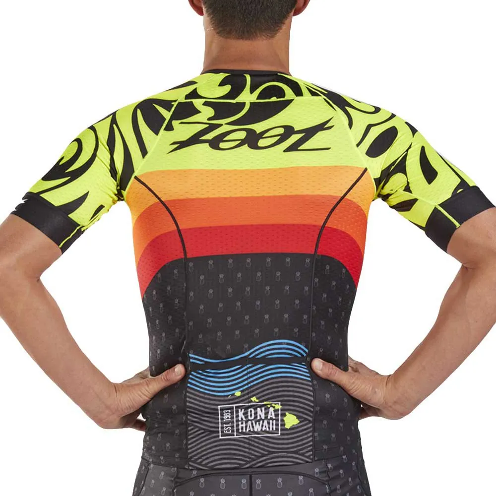 Zoot Ltd Aero Ali´i 19 Kurzarm-radtrikot, Black / yellow, S