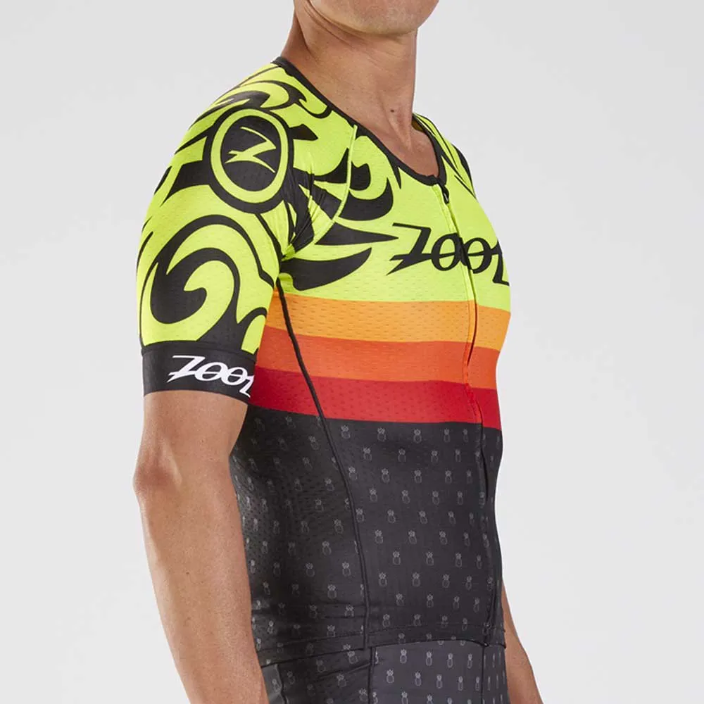 Zoot Ltd Aero Ali´i 19 Kurzarm-radtrikot, Black / yellow, S