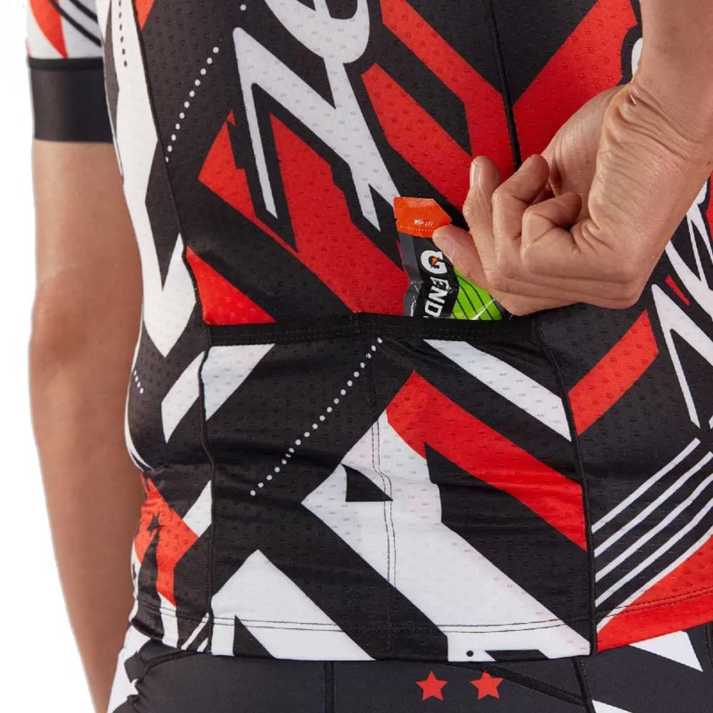 Zoot Ltd Aero Team 19 Kurzarm-radtrikot, Black / white / red Zoot Ltd Aero Team 19 Kurzarm-radtrikot, Black / white / red