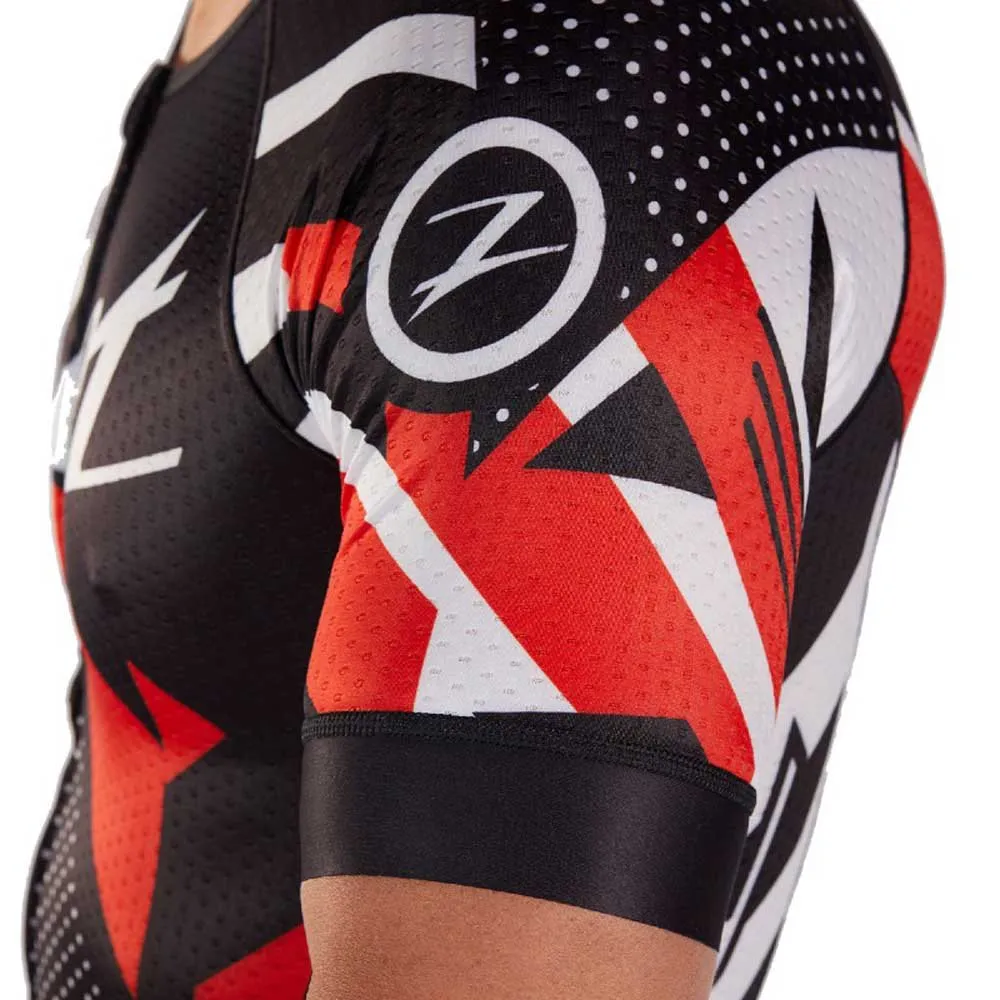 Zoot Ltd Aero Team 19 Kurzarm-radtrikot, Black / white / red Zoot Ltd Aero Team 19 Kurzarm-radtrikot, Black / white / red