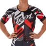 Zoot Ltd Aero Team 19 Kurzarm-radtrikot, Black / white / red