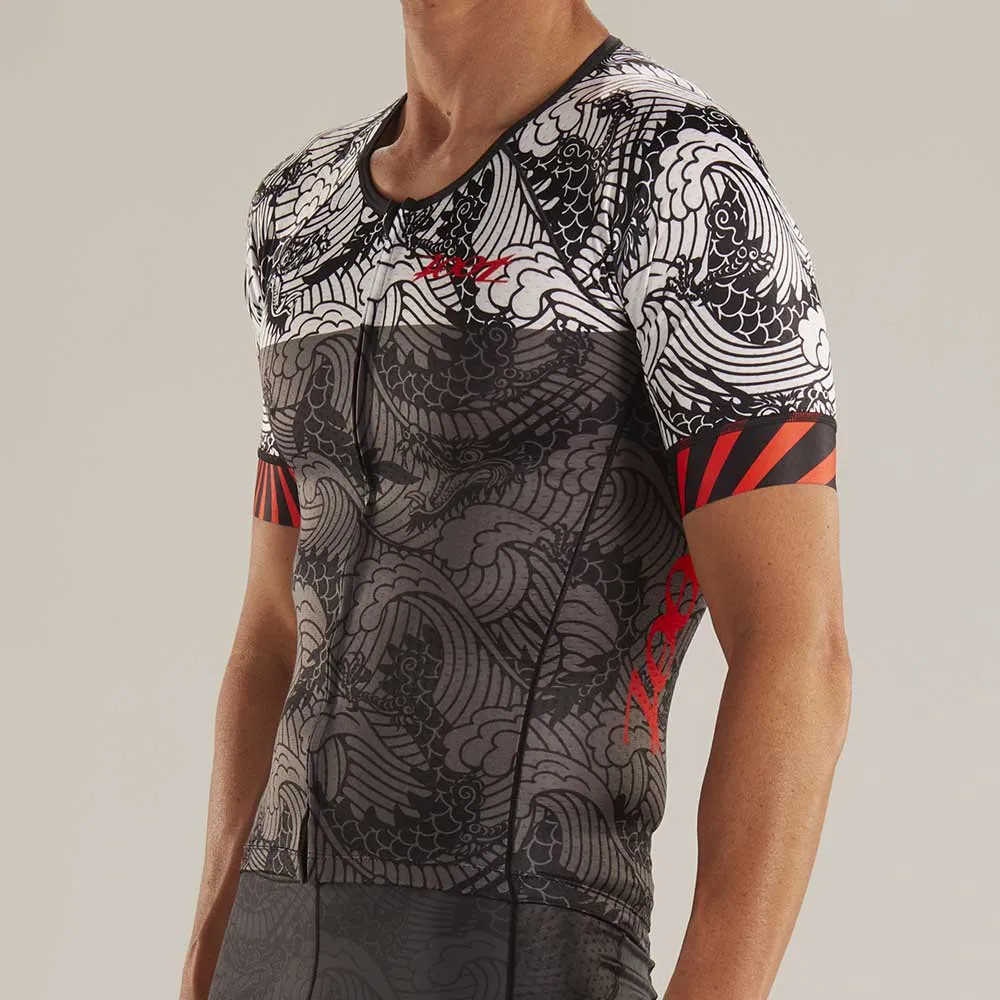 Zoot Ltd Aero Tokyo Kurzarm-radtrikot, Grey / white Zoot Ltd Aero Tokyo Kurzarm-radtrikot, Grey / white