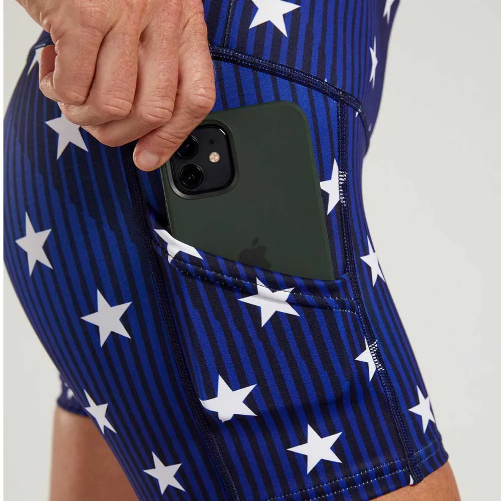 Zoot Ltd Pulse Kurze Leggings female, Stars & stripes Zoot Ltd Pulse Kurze Leggings female, Stars & stripes