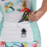 Zoot Ltd Racerback 83 19 Ärmelloses Trikot, Green / flowers