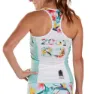 Zoot Ltd Racerback 83 19 Ärmelloses Trikot, Green / flowers