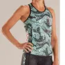Zoot Ltd Racerback Tokyo Ärmelloses Trikot, Black / green, XXL