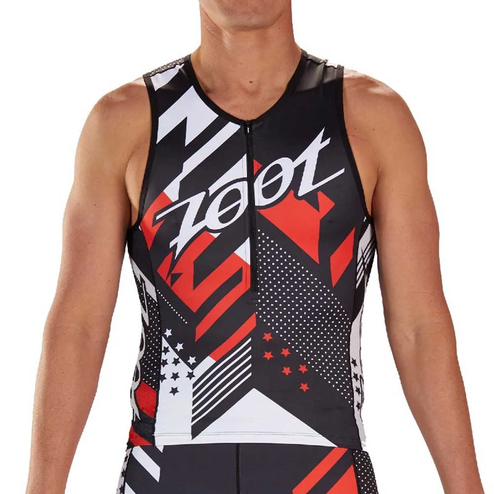 Zoot Ltd Team 19 Ärmelloses Trikot, Black / red / white, S