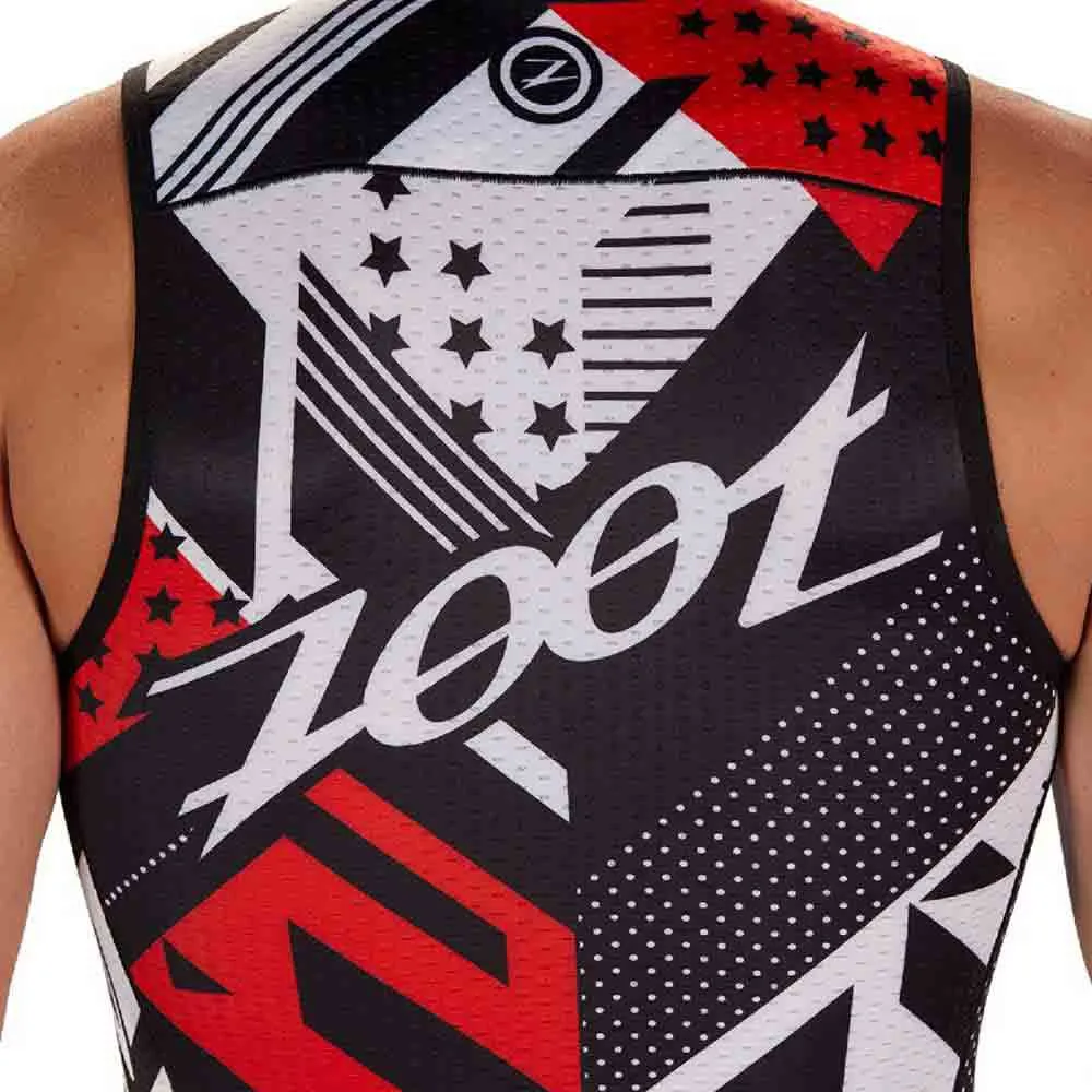 Zoot Ltd Team 19 Ärmelloses Trikot, Black / red / white, S