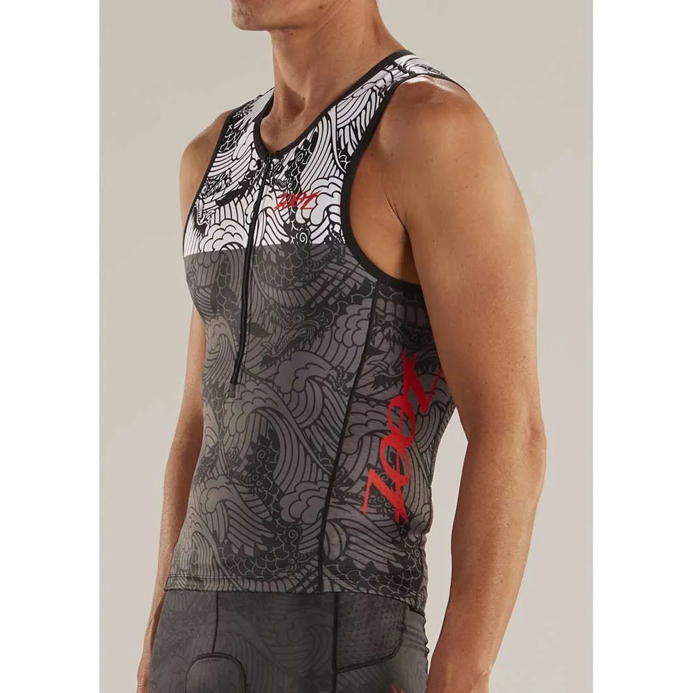 Zoot Ltd Tokyo Ärmelloses Trikot, Grey / white, S Zoot Ltd Tokyo Ärmelloses Trikot, Grey / white, S