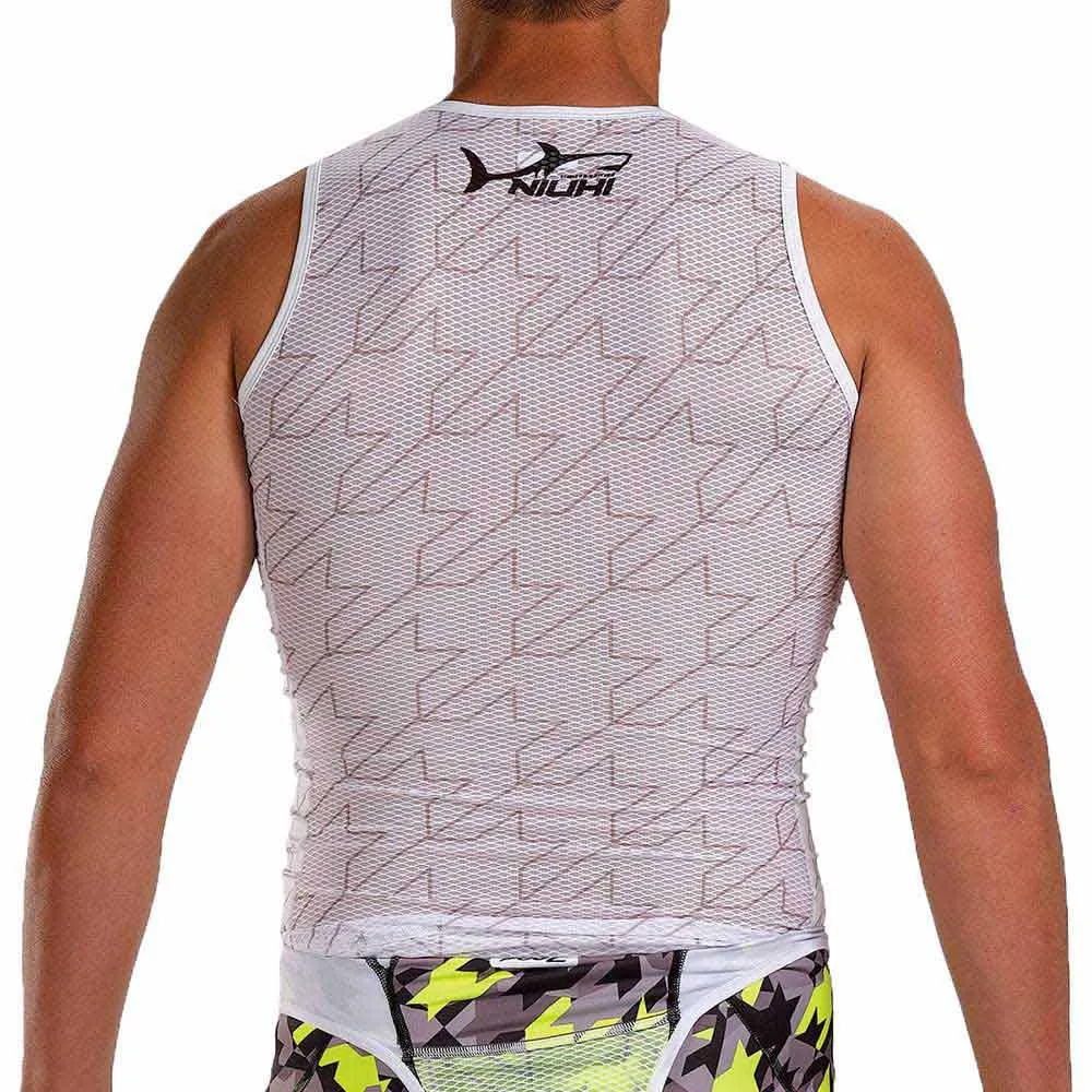 Zoot Niuhi Ärmelloses Baselayer, White / black