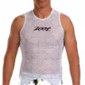 Zoot Niuhi Ärmelloses Baselayer, White / black