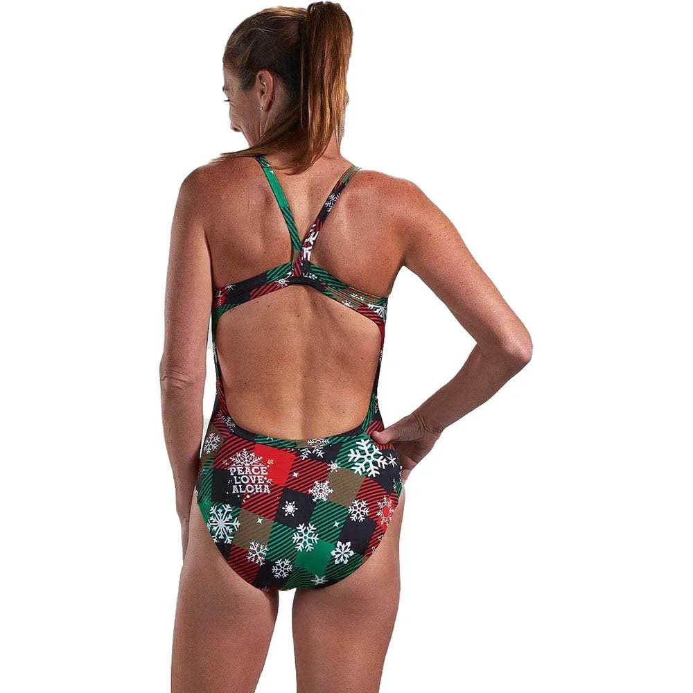 Zoot Peace Love Aloha Badeanzug, Green / red Zoot Peace Love Aloha Badeanzug, Green / red