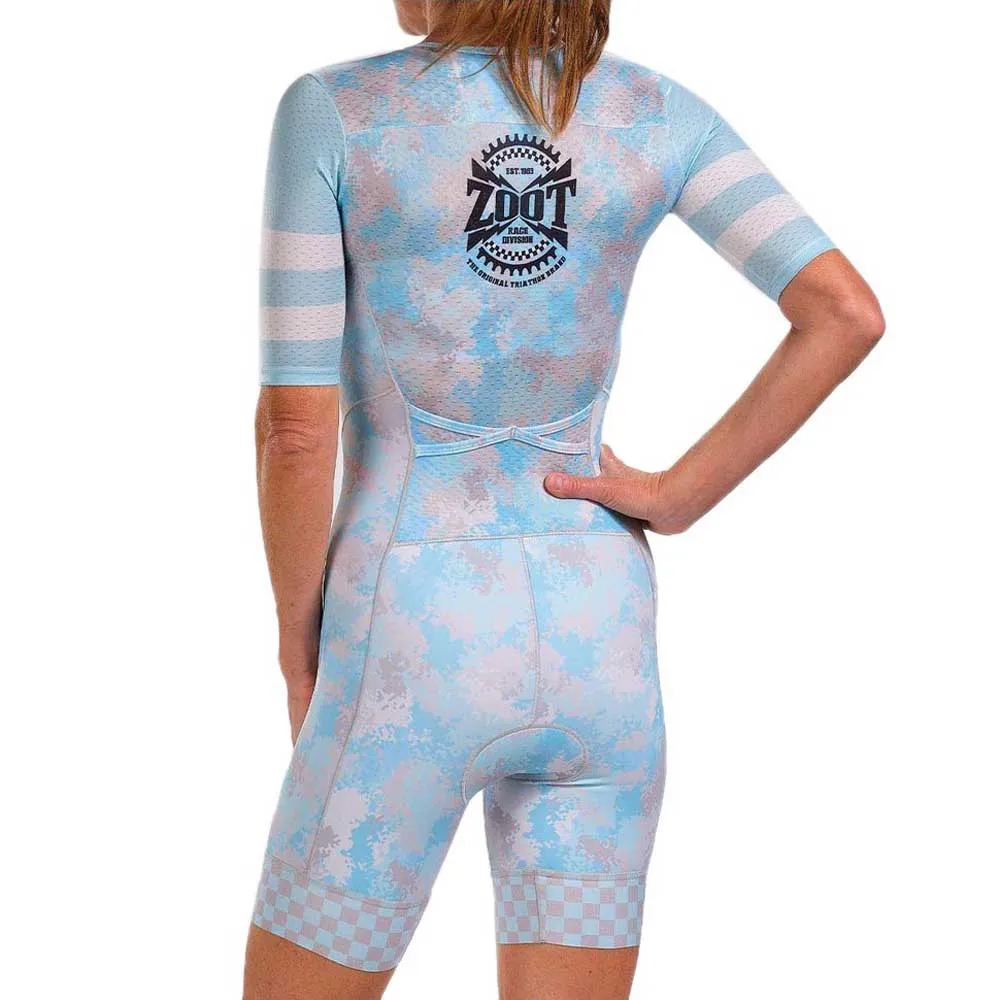 Zoot Race Division Kurzarm-trisuit female, Blue / grey Zoot Race Division Kurzarm-trisuit female, Blue / grey