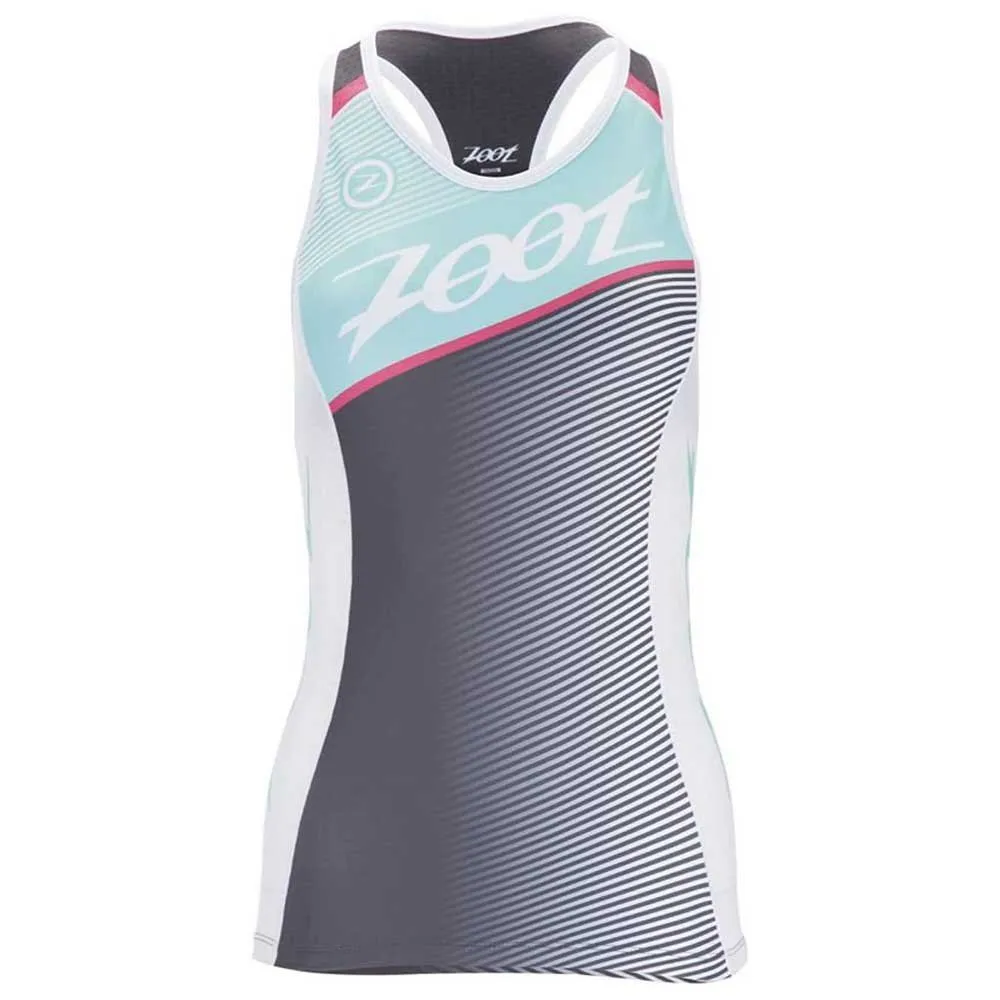 Zoot Team Racerback Athlon ärmelloses Triathlon-trikot, Aquamarine / passion Zoot Team Racerback Athlon ärmelloses Triathlon-trikot, Aquamarine / passion