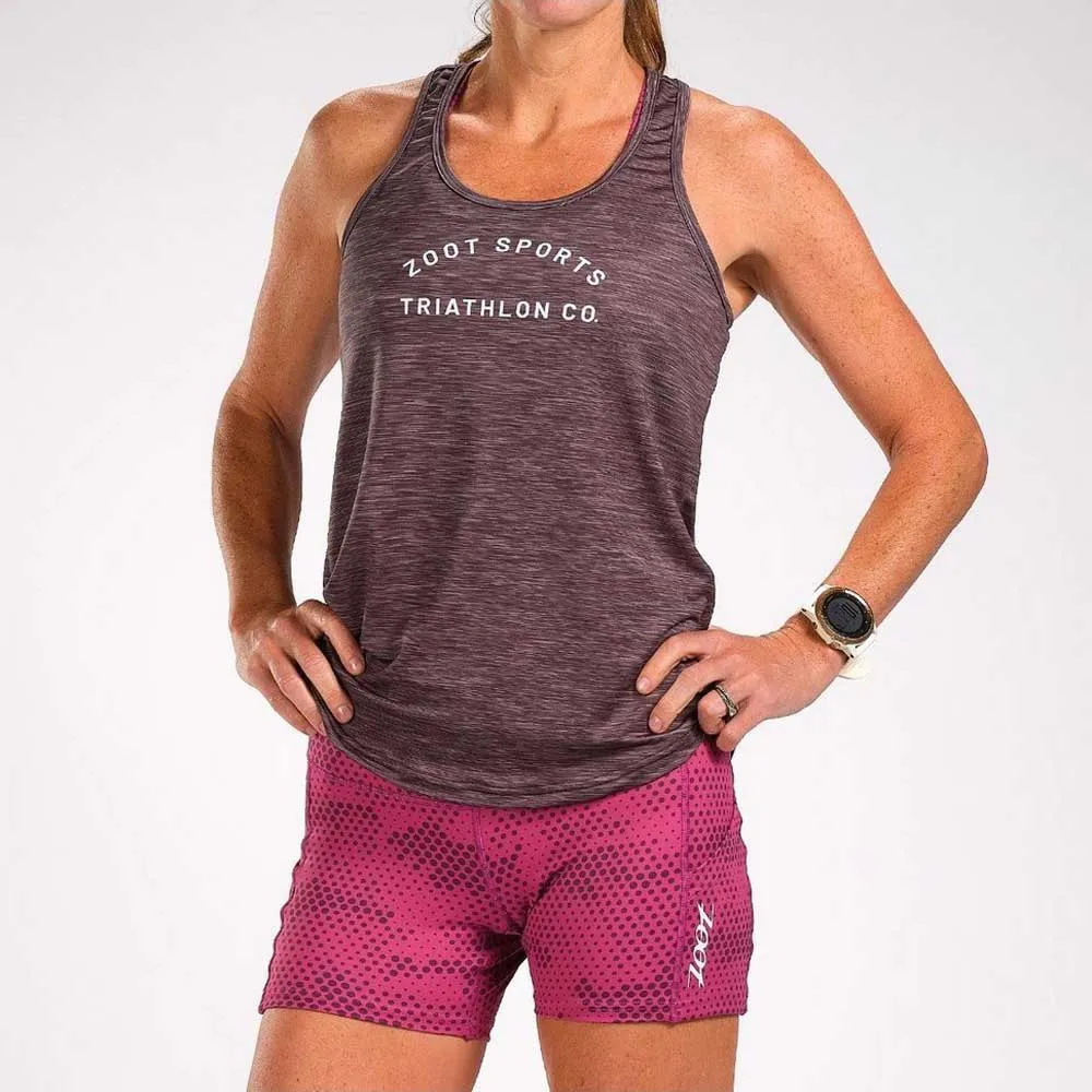 Zoot Tri Co ärmelloses T-shirt female, Grey Zoot Tri Co ärmelloses T-shirt female, Grey