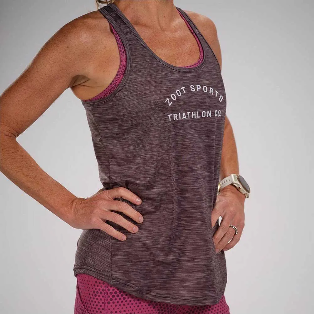 Zoot Tri Co ärmelloses T-shirt female, Grey Zoot Tri Co ärmelloses T-shirt female, Grey
