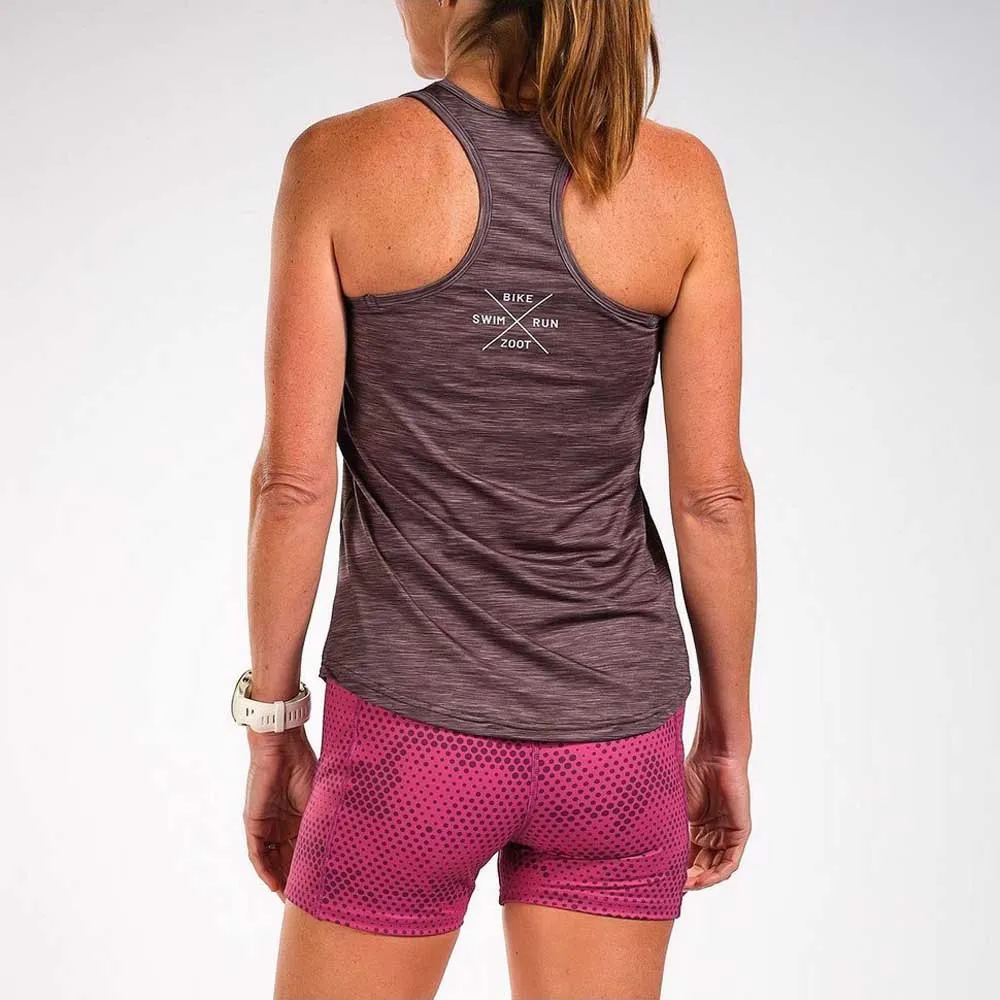 Zoot Tri Co ärmelloses T-shirt female, Grey Zoot Tri Co ärmelloses T-shirt female, Grey