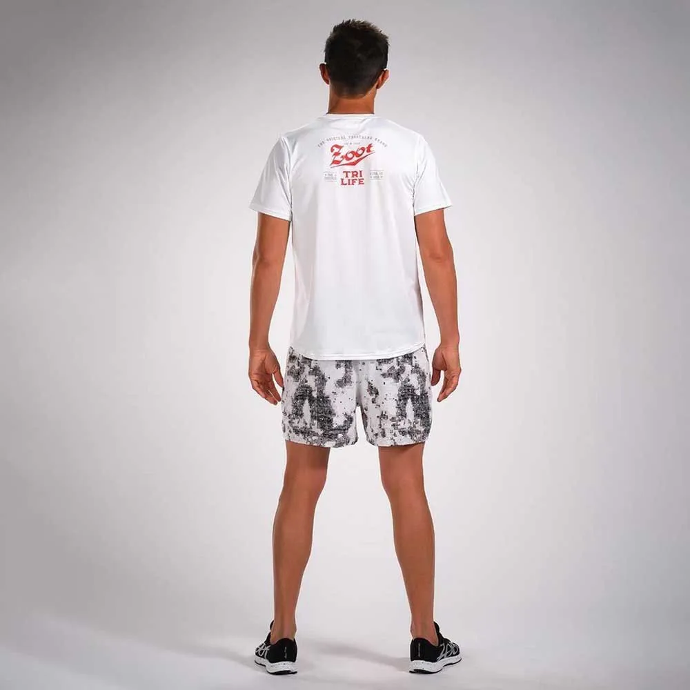 Zoot Tri Life Kurzarm-t-shirt male, White Zoot Tri Life Kurzarm-t-shirt male, White
