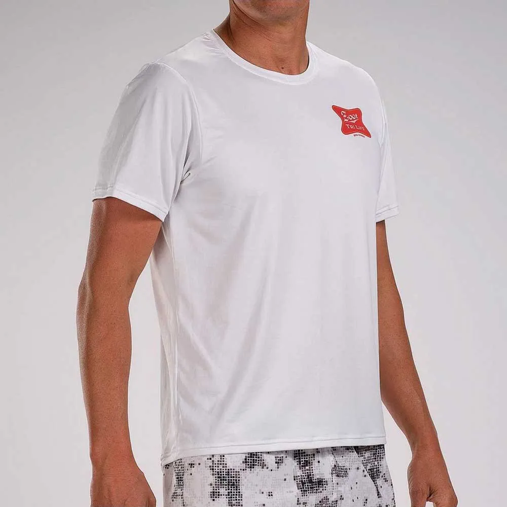 Zoot Tri Life Kurzarm-t-shirt male, White Zoot Tri Life Kurzarm-t-shirt male, White
