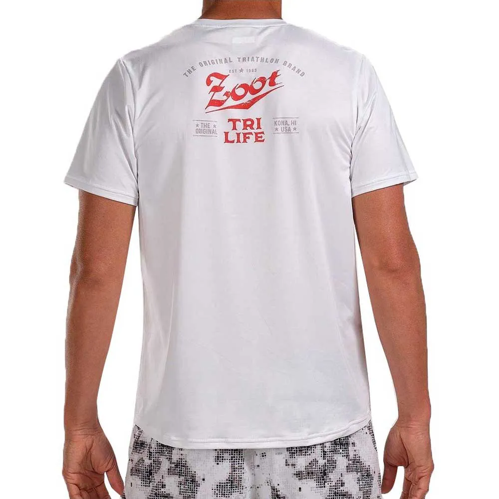 Zoot Tri Life Kurzarm-t-shirt male, White Zoot Tri Life Kurzarm-t-shirt male, White