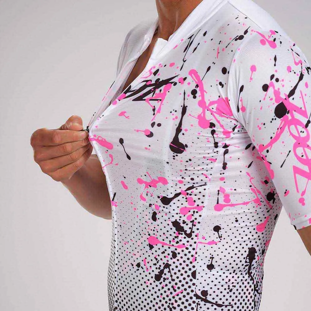 Zoot Yoyoyo Kurzarm-radtrikot, White / pink / black, XXL Zoot Yoyoyo Kurzarm-radtrikot, White / pink / black, XXL