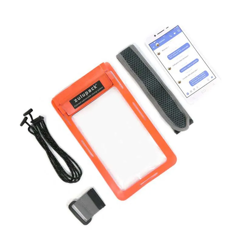 Zulupack Handyhülle Mit Tasche, Orange Zulupack Handyhülle Mit Tasche, Orange